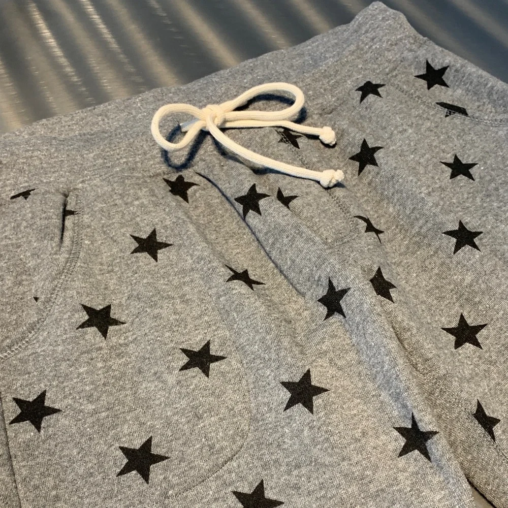Alternative Apparel Eco Fleece Star Print Jogger Size M NWOT - Picture 3 of 11